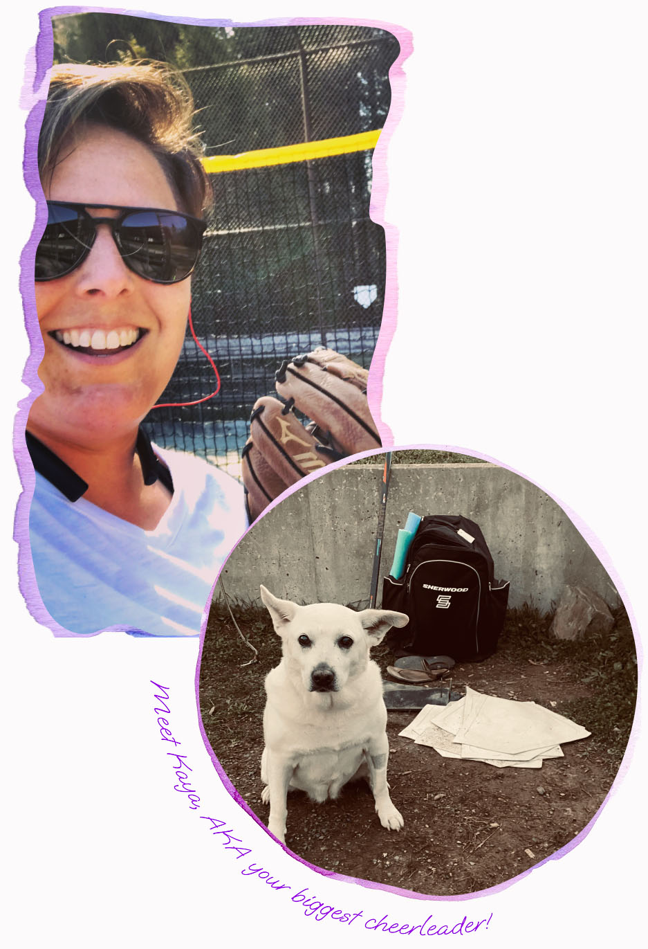 Coach Colleen and her dog Kaya